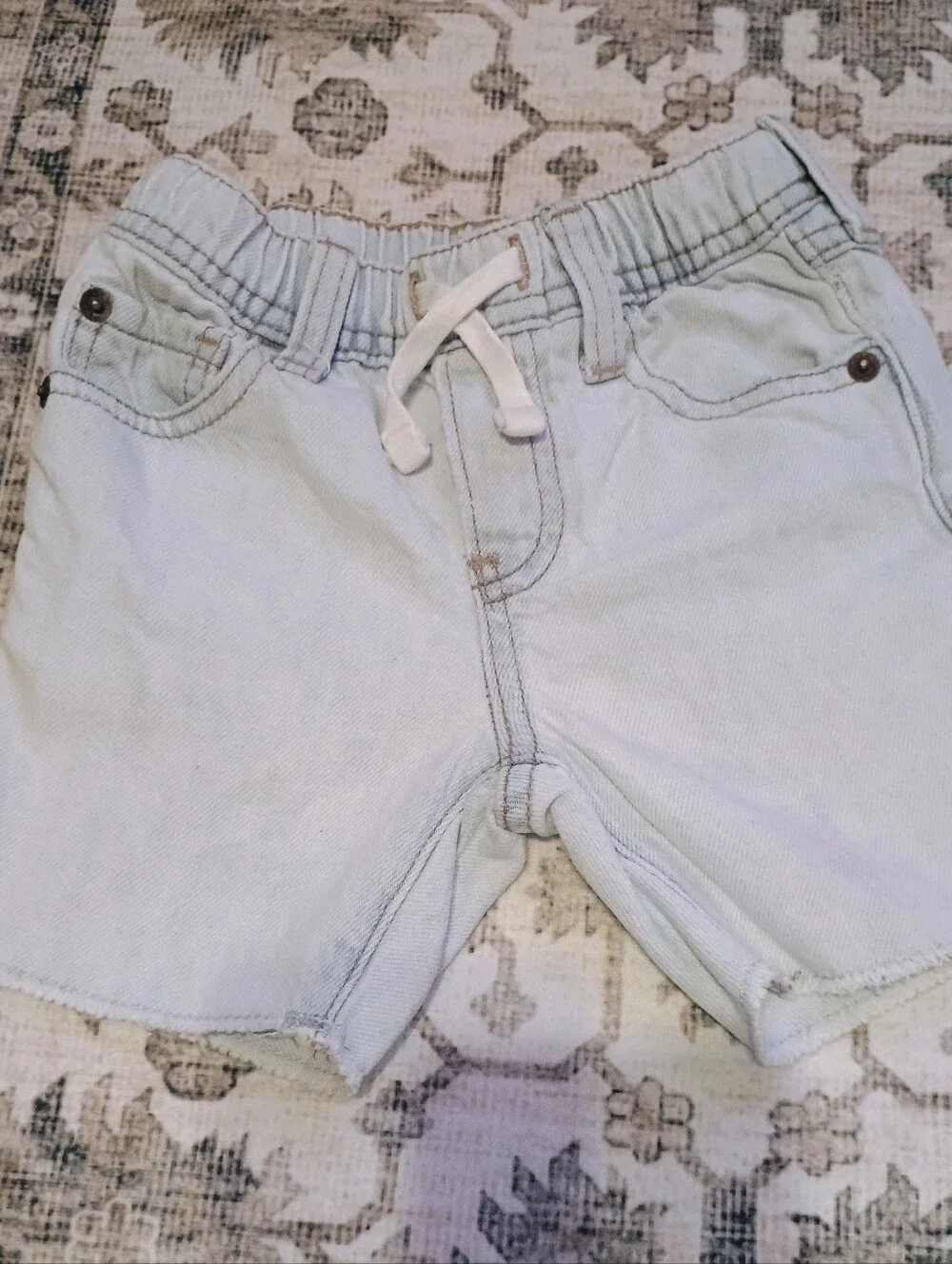 4/$15 Gap Light Denim Cut-Off Shorts, 2T